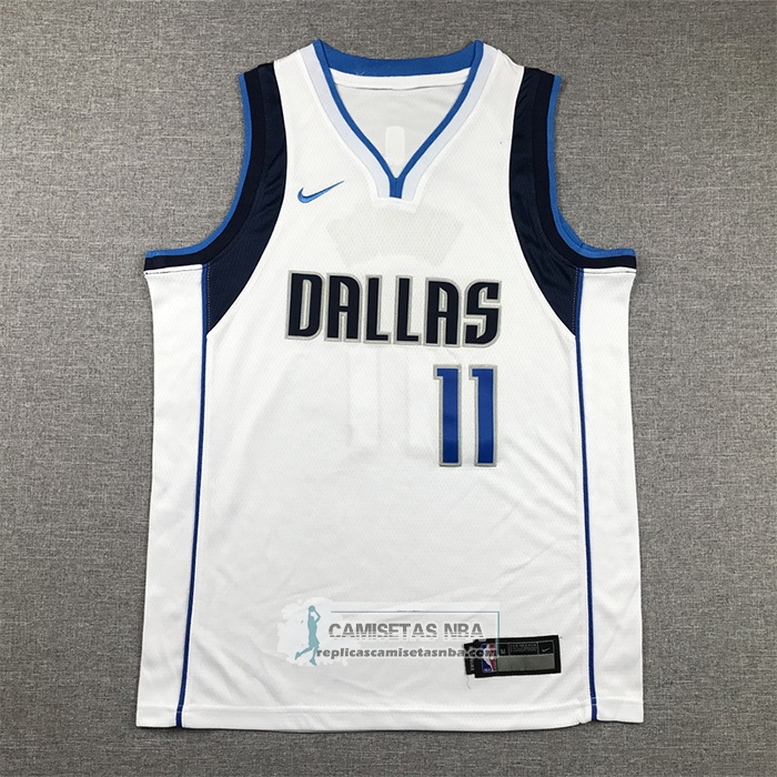 Camiseta Nino Dallas Mavericks Kyrie Irving NO 11 Association 2022-23 Blanco